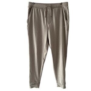 Everlane Men's Tan Beige LN Joggers Large Drawstring Pockets Super Soft